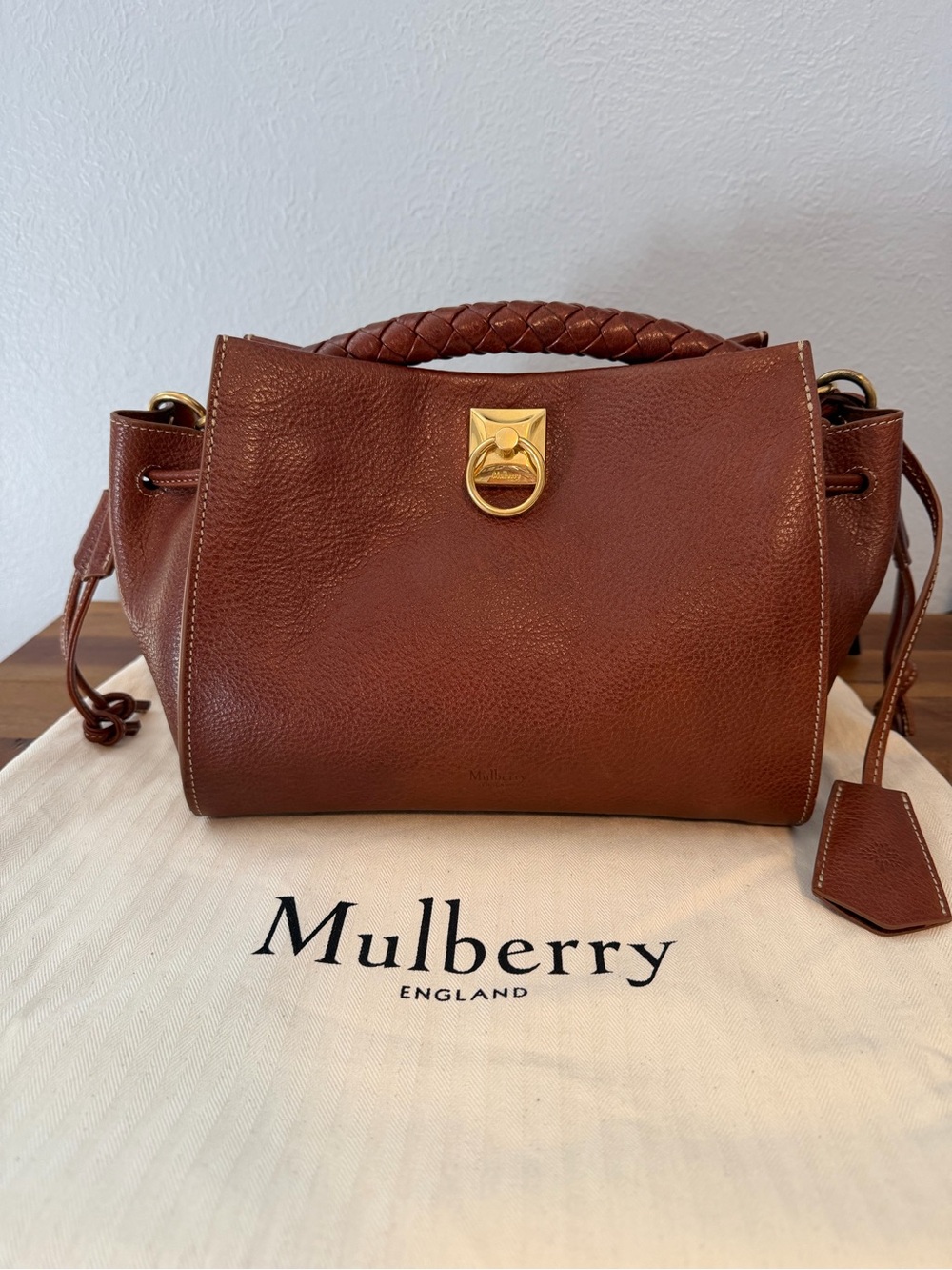 Mulberry: Small Iris NVT Leather - Oak GUC!